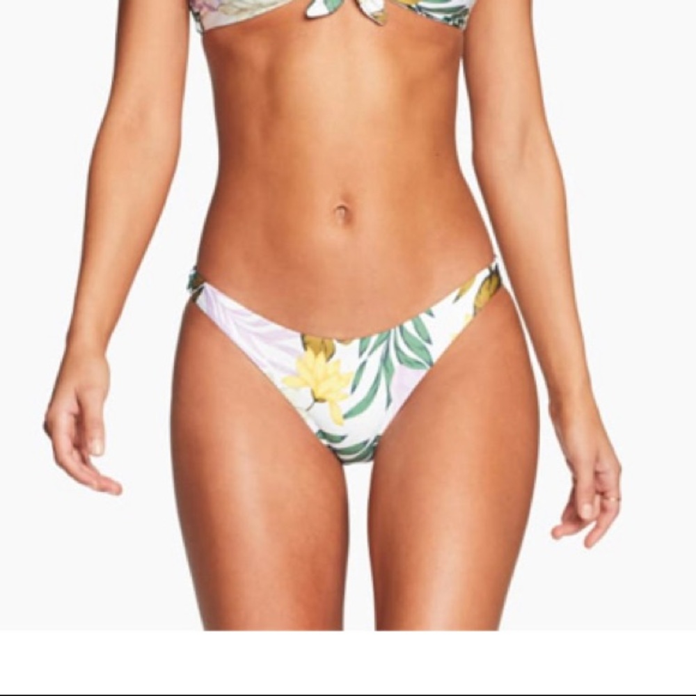 vitamin a floral Bikini bottoms